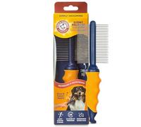 Arm & Hammer “Simply Glam” Dog Grooming Pin Comb with Fragrance Transfer Technology - Scented Dog Comb for Detangling & Shedding, Sweet Apple & Rose Scent