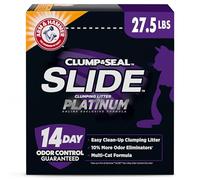 Arm & Hammer Slide Platinum Easy Clean-Up Clumping Cat Litter, Multi-Cat Litter, 27.5 Pounds, Online Exclusive Formula