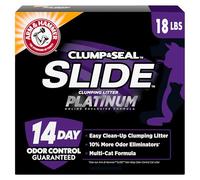 Arm Hammer SLIDE Platinum Multi-Cat Easy Clean-Up Clumping Cat Litter, 14 Days of Odor Control 18 lb