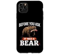 Arm hand Amputee Funny Shirts Before You Ask It was A Bear Case for iPhone 11 Pro Max