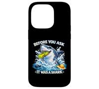 Arm, leg Amputee Funny Shirts Before You Ask It was A shark Case for iPhone 14 Pro