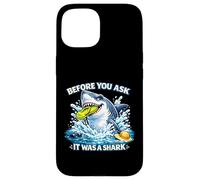 Arm, leg Amputee Funny Shirts Before You Ask It was A shark Case for iPhone 15