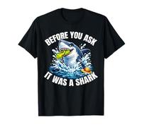 Arm, Leg Amputee Funny Shirts Before You Ask It was A Shark T-Shirt