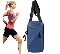 Arm Phone Holder for Running, Armband Pouch for Cellphone, Arm Band Shoulder Bag Cell Phone Holder Waterproof for Running Workout Walking Hiking Sports Men Women