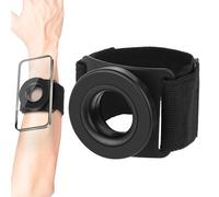 Arm Phone Holder - Magnetic Arm Phone Band, Versatile Phone Strap | Adjustable Black Cell Phone Holder, Lightweight Secure Phone Holder, T Armband