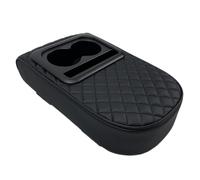 Arm Rest Car Console - Elbow Support Cushion Pad, Centre Box Organizer, Cup Holder Integrated Design, Soft Padding Comfortable Feel | Wear Resistant Durablee Build, Simple Installation Interior