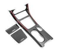 Arm Rest for Car Car Center Console Water Cup Holder Panel Trim RHD Fit For Mercedes GLA CLA A Class W176 2013-2018 ABS(Black no logo-3)