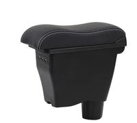 Arm Rest for Car Fit For Smart 450 451 453 454 Fit For Fortwo Fit For Forfour Double-Layer 3USB LED Car Center Armrest Box(B2 White line 3 usb)