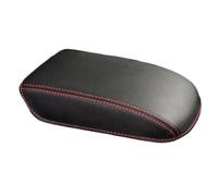 Arm Rest for Car In-car Central Armrest Cover For Hand Protection Leather Fit For VW Fit For Tiguan Mk2 2016 2017 2018 2019 2020(Black red line)