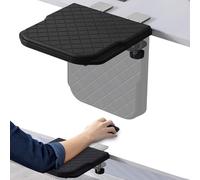 Arm Rest for Desk, 90° Foldable Computer Wrist Rest with Sponge Padding, Clamp Arm Support, Ergonomic Sturdy Desk Extension for Office and Home, Durable and Easy to Use