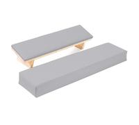 Arm Rest For Nails 2Pcs Manicure Hand Rests Pillow Set Beveled Nail Art Support Table Pedicure Foot Rest Holder Cushion(Grey)