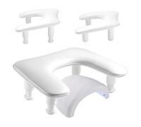 Arm Rest for Nails Tech - U Shape Adjustable Hand Nail Rest Stand,Soft Forearm Pillow,for Manicure Women Party Salon Home Travel Shop