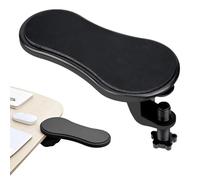Arm Rest Support for Desk, Computer Arm Rest Support Bracket, Adjustable Computer Desk Extender Keyboard Wrist Rest Mouse Arm Elbow Rest Pad for Home Office Computer Laptop Working