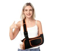 Arm Sling for Women Men with Enhanced Size,Reversible Adjustable Sling for Arm Support,sling Immobilizer with Neck Pad,Left Right arm sling for Shoulder,Wrist Injury,Collarbone,Rotator Cuff,Elbow