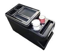 Arm Storage Box For P&eugeot For Traveller 2016+ Armrest Storage Box Front Armrest Box With USB Cup Holder Atmosphere Light(No Wireless Charge 1)