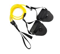 Arm Strength Exercise Swimming Resistance Exercise Bands Set Swimming Arm Strength Trainer Powercord With Paddles Resistance Swim Trainer