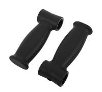 Arm Style Crutch Handgrip with Detachable Curved Silicone Layers | Black Sanded Finish, Moisture Proof Support Piece, 13.20x4.70x3.20cm Size, for Walking Aid