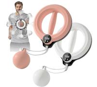 Arm Trainer, 2026 New 360° Hand-Crank Forearm Trainer, Weighted Arm Hoop With 3 Modes LED Display, Magic Circle Forearm Strength Trainer for Chest Shoulders and Arm Muscle Forearm Wrist (2PC)