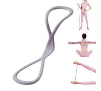 Arm Trainer Resistance Bands - Pull-Up Band in the Shape of 8, Fitness Bands for Home Training, Gymnastics, Pilates, Open Back and Shoulders (Grey, 35 lbs)