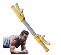 Arm Trainer - Spring Steel ABS 52 x 12 cm | Chest Trainer | Forearm Strengthening | Dual Function Training Bar for Building Biceps Boxes Shoulders Back and Arms Strength for the Gym