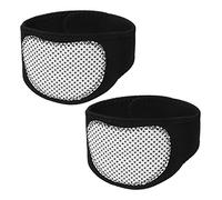 Arm Trimmers Tourmaline Acupressure Self Heating Thigh Trimmer Windproof Neck Wamer 2PCS Black with Black Dot, Arm Trimmers