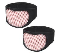 Arm Trimmers Tourmaline Acupressure Self Heating Thigh Trimmer Windproof Neck Wamer 2PCS Black with Red Dot, Arm Trimmers