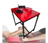 Arm Wrestling Battle Table Training, Professiona Competition Training Ergonomic Design , Fighting Wrist Equipment For Enhance Strength(Red)