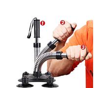 Arm Wrestling Strength Training Exerciser Fitness Forearm Wrist Muscle Developer Shoulder Chest Gym Home Workout Equipment(Silver)
