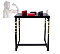 Arm Wrestling Table Muscle Exerciser Indoor Office Fitness Equipment Arm Wrestling Dest Steel Material Gym Club Machine(Black)