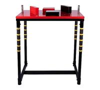 Arm Wrestling Table with Removable Wrist Support and Adjustable Legs for Home Gym Strength Training
