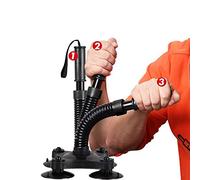 Arm Wrestling Training Equipment - Professional Forearm Wrist Grip Strength Trainer, Power Workout Exerciser to Build Strong Powerful Arms for Armwrestling and Boxing(Black)