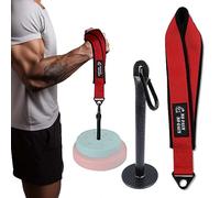 Arm Wrestling Training Strap Belt Hand Grip Arm Finger Forearm Exerciser Strengthener for Cable Machine and Free Weight