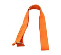 Arm Wrestling Training Strap Belt, Strengthening Exercise Strap with Metal O Ring, 65cm/25.59inch Weightlifting Resistance Band for Grip and Forearm Strength- orange