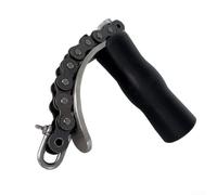 Arm Wrestling Wrist Strength Trainer With Thick Stainless Steel Chain And Plate; Compatible With Barbells, Loading Pins, And Resistance Bands For Progressive Training