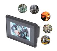 ARM9 CPU 600MHz, 4.3 Inch LCD Touch Screen with Relay Output, 2 Way K Type Thermocouple, DC24V for FX3U Series, for GX Developer or GX Works 2 Programming Software
