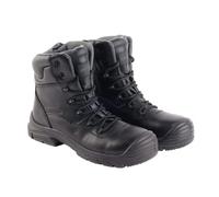 ARMA, A23-Tactical Safety Boots, S3 Zip-Side Waterproof Metal Free Safety Boot, Sizes 6-14 (10, numeric_10)
