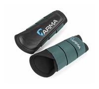 Arma Air Motion Horse Brushing Boots (Pack Of 2) Green (Cob)