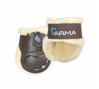Arma Carbon Supafleece Horse Fetlock Boots Brown (Full)