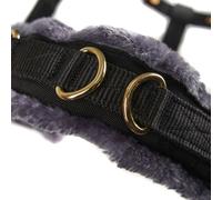 Arma Fleece Lined Lunge Cavesson - Extra Full · Black