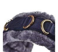 Arma Fleece Lined Lunge Cavesson - Extra Full · Navy