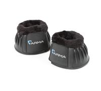 Shires ARMA Fleece Over Reach Boots - Black Pony