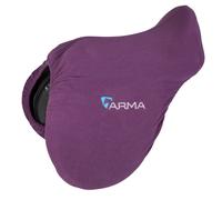 Shires - MJ Ainge Arma Polyester Fleece GP Saddle Cover, (17'' - 18'', Plum)