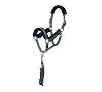 ARMA Logo Headcollar and Lead Rope - Black Cob