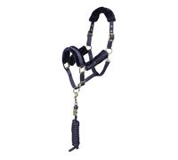 ARMA Logo Headcollar and Lead Rope Navy - Pony