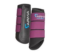 ARMA Neoprene Brushing Boots Plum for Horses - Cob Wide