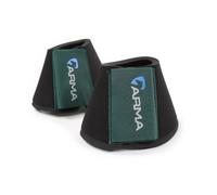 Arma Neoprene Horse Overreach Boots Green/black (X Full)