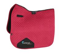 Arma Suede Dressage Saddle Pad - Raspberry