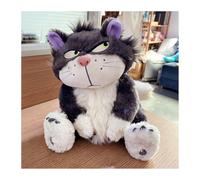 ARMAAN Cinderella Stuffed Animal Plush Toy, Fluffy Bad Cat Soft Toy, Comfortable Pillow Plush Figure, Eco-Friendly Kawaii Plushies, Gift for Boys Girls Ladies Girlfriend,Grey-80cm