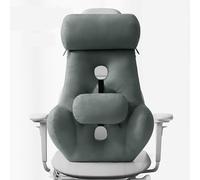 ARMAAN Lumbar Support Cushion For Office Chair, High Density Memory Foam Back Support Cushion For Back Pain Relief, Pressure Relief Lumbar Pillow For Long Sitting, Working, Driving,Grey3-43 * 70cm