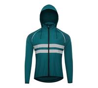 ARMAAN Men Packable Cycling Jacket, Youth Windproof Waterproof Trench Coat, Motorcycle Bicycle Running Clothing With Big Pocket Outdoor Gear For Road Bike MTB Daily Life Gym,Navy blue-3XL